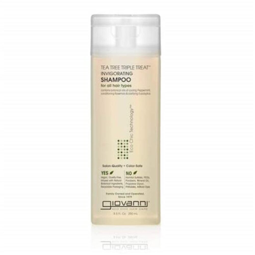 GIOVANNI Tea Tree Triple Treat Invigorating Shampoo - Cooling Peppermint,